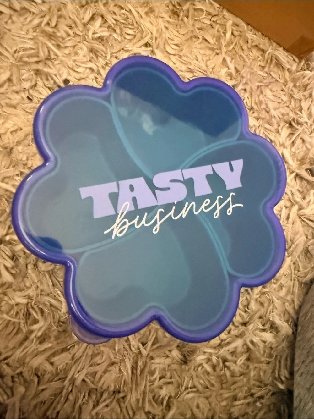 Target Blue Floral-Shaped Serving Tray - Tasty Business